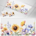 thumbnail image 1 of 2 Pack Pastoral Flowers Fluorescent Light Covers for Ceiling Lights Summer Sunflower Plants Leaves Magnetic Ceiling Light Covers Overhead Light Filters for Office Classroom Home, 1 of 9