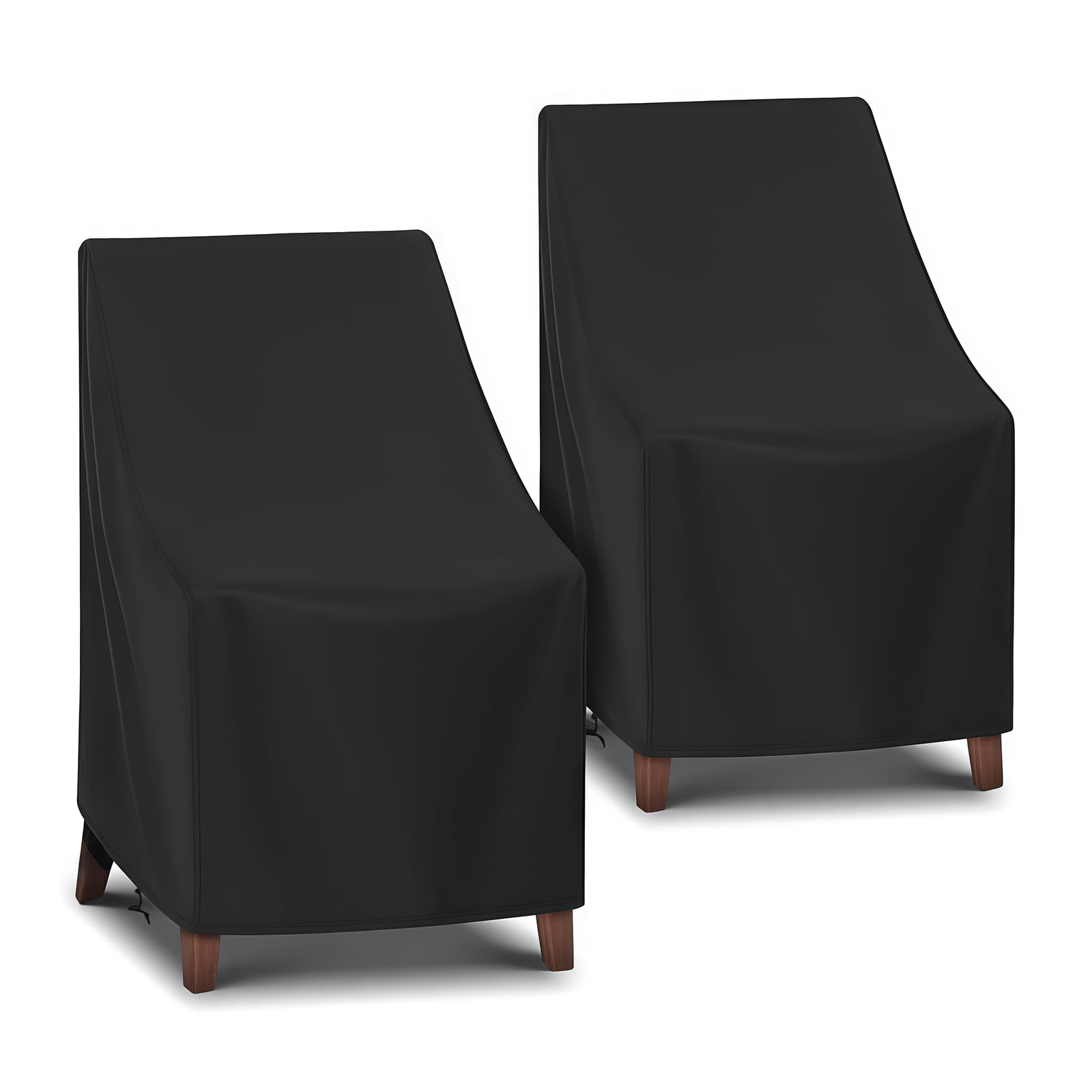 2 Pack Patio Chair Covers Waterproof UV Protection Oxford Outdoor Patio Furniture Covers All Weather Protection for Lawn Chairs Swivel Rocking Chairs Lounge Chair