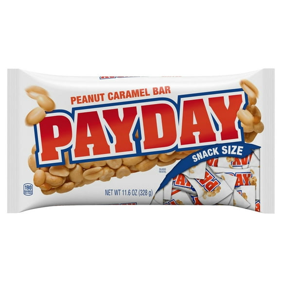 2 Pack - PayDay Peanut Caramel Bar Snack Size - 11.6 Oz Package May Vary