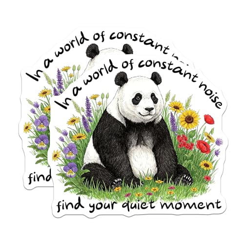 (2 Pack) Peaceful Animal Quotes Magnet - 5" On Longest Side - Sticks to Smooth Flat Surfaces - Made in USA - MAG9959