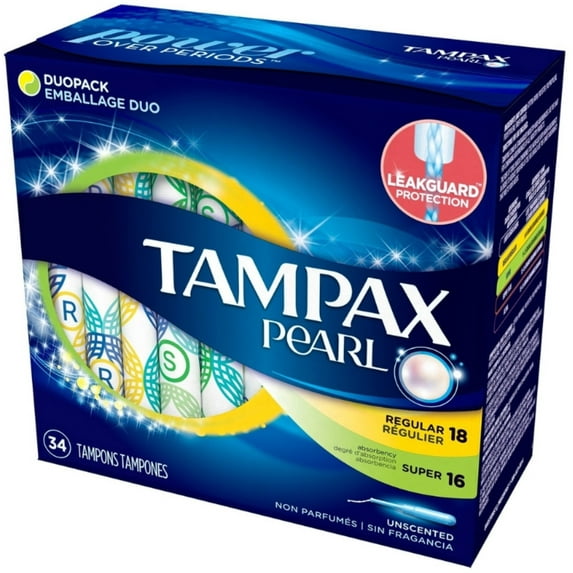 2 Pack - Pearl Duo Pack Tampons 34 ea