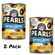 ( 2 Pack ) Pearls Extra Large Pitted California Ripe Olives 6 oz. Can.