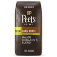 thumbnail image 1 of 2 Pack Peat's Coffee Decaf Major Dickason's Blend Premium Dark Roast Ground Coffee, Arabica, 10.5 oz, 1 of 5
