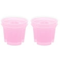 thumbnail image 1 of 2 Pack Pencil Bucket Craft Paint Brush Sink Cleaner Buckets Pink, 1 of 8