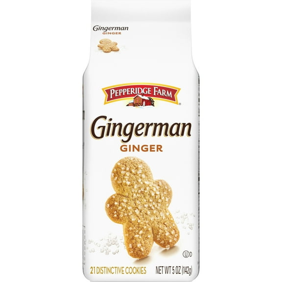 2 Pack - Pepperidge Farm Gingerman Cookies - 5 oz Packaging may vary