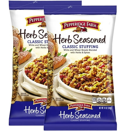 (2 Pack) Pepperidge Farm Herb Seasoned Classic Stuffing, 12 oz Bags