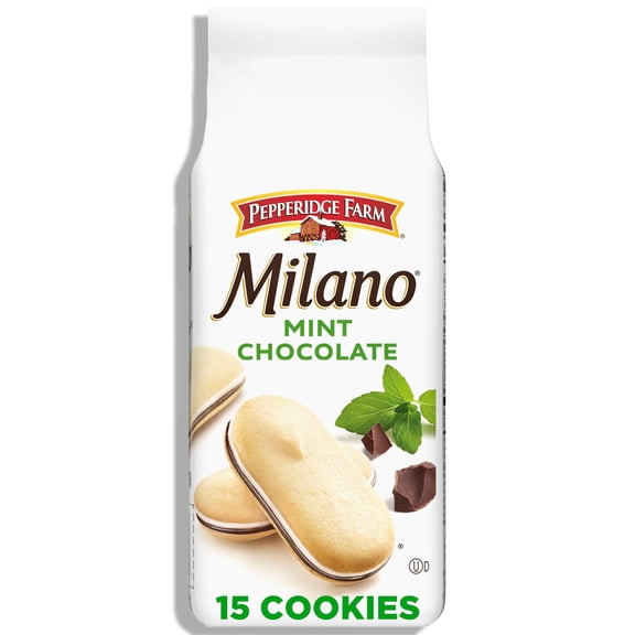 2 Pack - Pepperidge Farm Milano Mint Chocolate Cookies - 7 oz