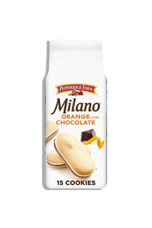 2 Pack - Pepperidge Farm Milano Orange Chocolate Cookies - 7 oz Packaging may vary