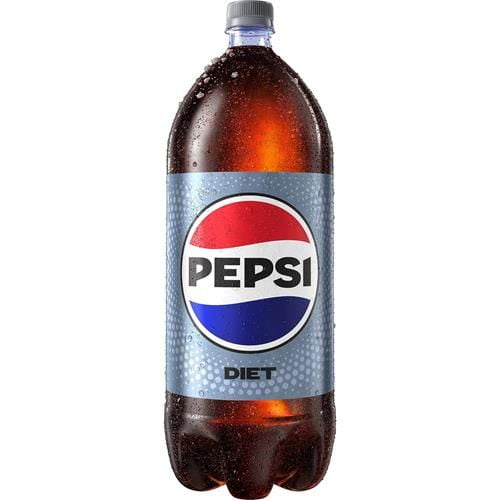 Diet Pepsi Cola Soda, 2 Liter Bottle (64.7Oz) - Pack of 2
