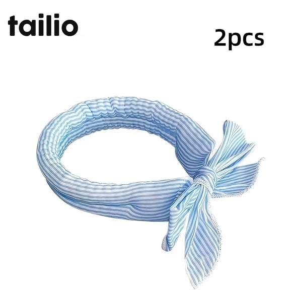 2-Pack Pet Cooling Scarf for Dogs Cats Summer Ice Neck Wrap Heat Relief