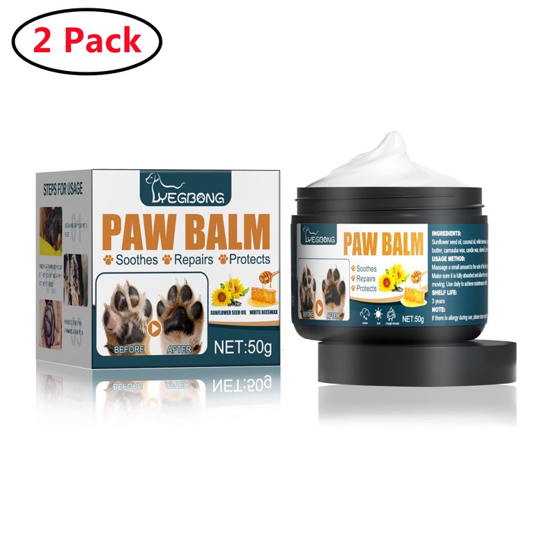 Pack Dog Paw Balm, Relief for Dry Nose, Paws, Cracking Skin