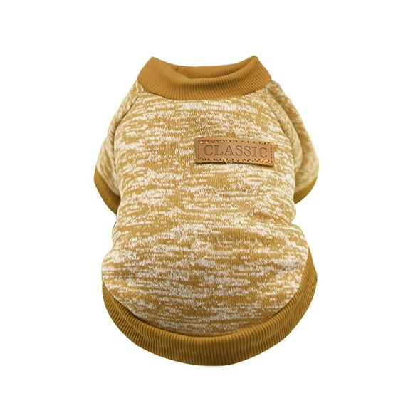 (2 Pack) Pet Sweater for Dogs - Classic Winter Apparel for Puppies Cozy & Warm Dog Sweater Pet Clothes for Cold Weather