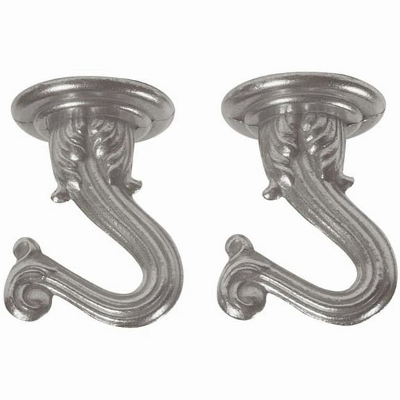 2 Pack Pewter Swag Hooks