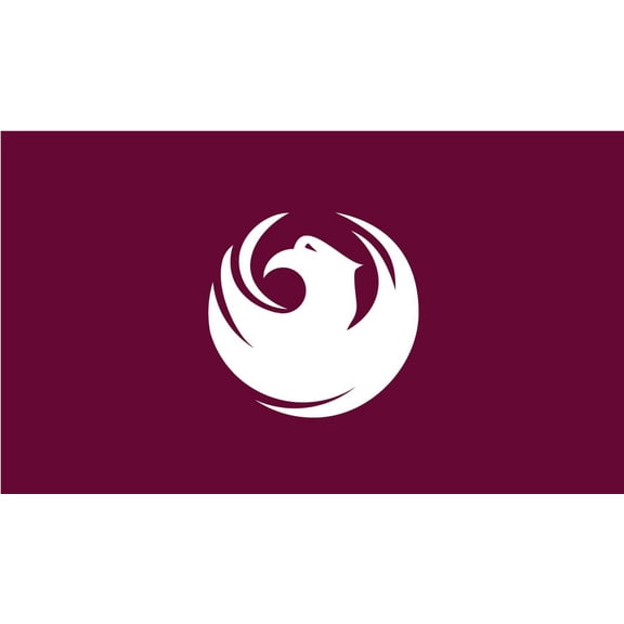 2-Pack Phoenix City Flag Decal Sticker | 5-Inches By 3-Inches | Laminated Vinyl Decal | PDS362