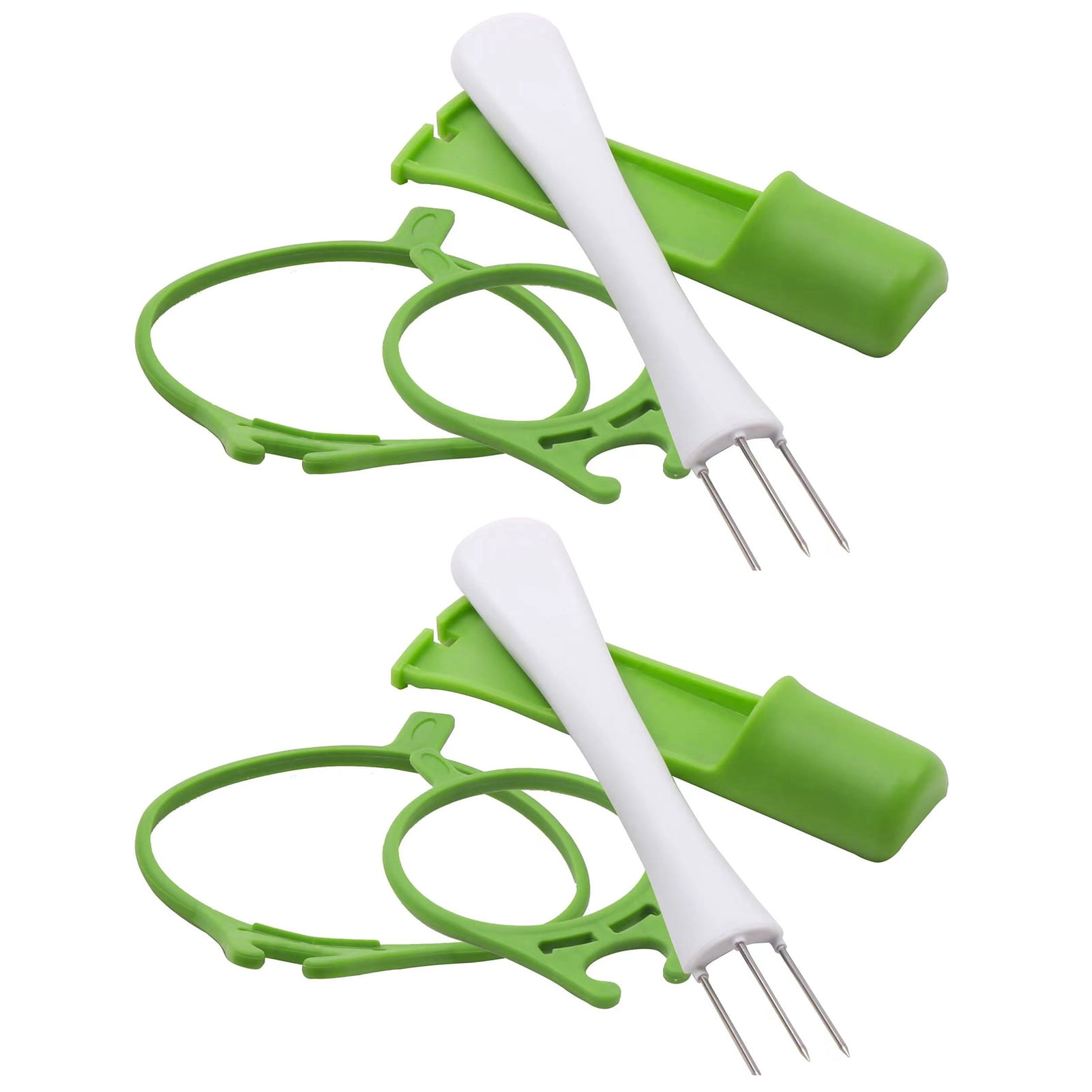 2 Pack Pickle Fork Set Easy Jar Access, Stainless Steel Fork Rust