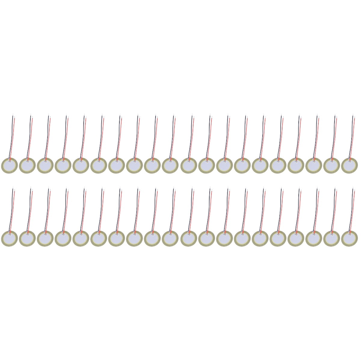 2 Pack Pickups Piezo Disc Piezoelectric Sensor Buzzer Discs Bass Drum ...