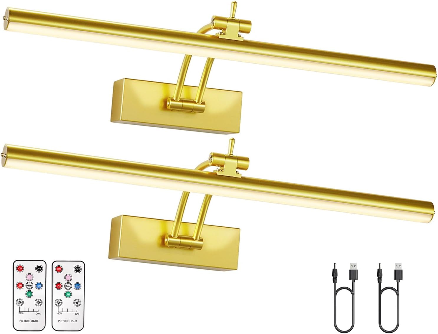 Lumière Tableau Topveden - LED Rechargeable Sans Fil - Pour Cadres Et Déco Murale