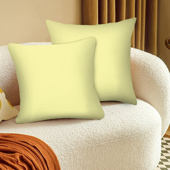 2 Pack Pillow Covers Modern Solid Color Sofa Cushion Case Soft Breathable Decorative Throw Pillowcase for Living Room Bedroom Couch Bed Home Decor Easy Care