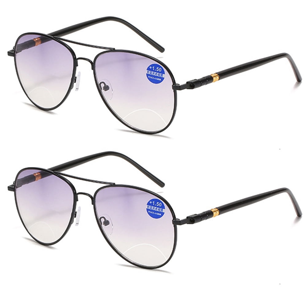Photo inspiration: Visual Reference: 2 Pack Pilot Invisible Bifocal Reading Glasses Blue Light Blocking
