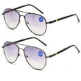 thumbnail image 1 of 2 Pack Pilot Invisible Bifocal Reading Glasses Blue Light Blocking Sunglasses, 1 of 3