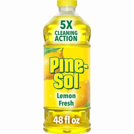 2 Pack Pine-Sol Multi-Surface Cleaner, Lemon Fresh, 48 Fluid Ounces