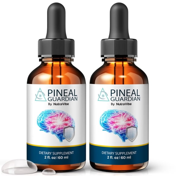 (2 Pack) Pineal Guardian Drops, All-Natural Blood Support Supplement, Advanced Formula for Optimal Health, Maintain Energy and Well-Being, PinealGuardian Reviews