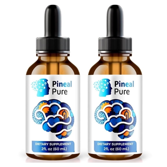 (2 Pack) Pineal Pure Drops, All-Natural Blood Support Supplement, Advanced Formula for Optimal Health, Maintain Energy and Well-Being, PinealPure Reviews (60 Servings)