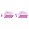 thumbnail image 1 of 2 Pack Pink Desktop Tape Storage Holder 3.94in×1.97in, One Hand Painter Tape Cutter, Compact Washi Tape Dispenser for Craft Hobby & Handmade Decor Creation, 1 of 5