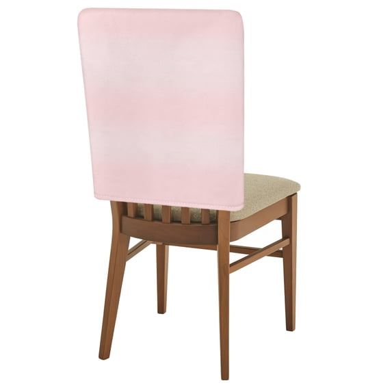 2 Pack Pink Ombre Chair Back Covers Modern Gradient Solid Color ...