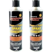 2 Pack Pipeman's Aerosal Adhesive Spray Glue Fabric Carpet Speaker Cabinet 12oz