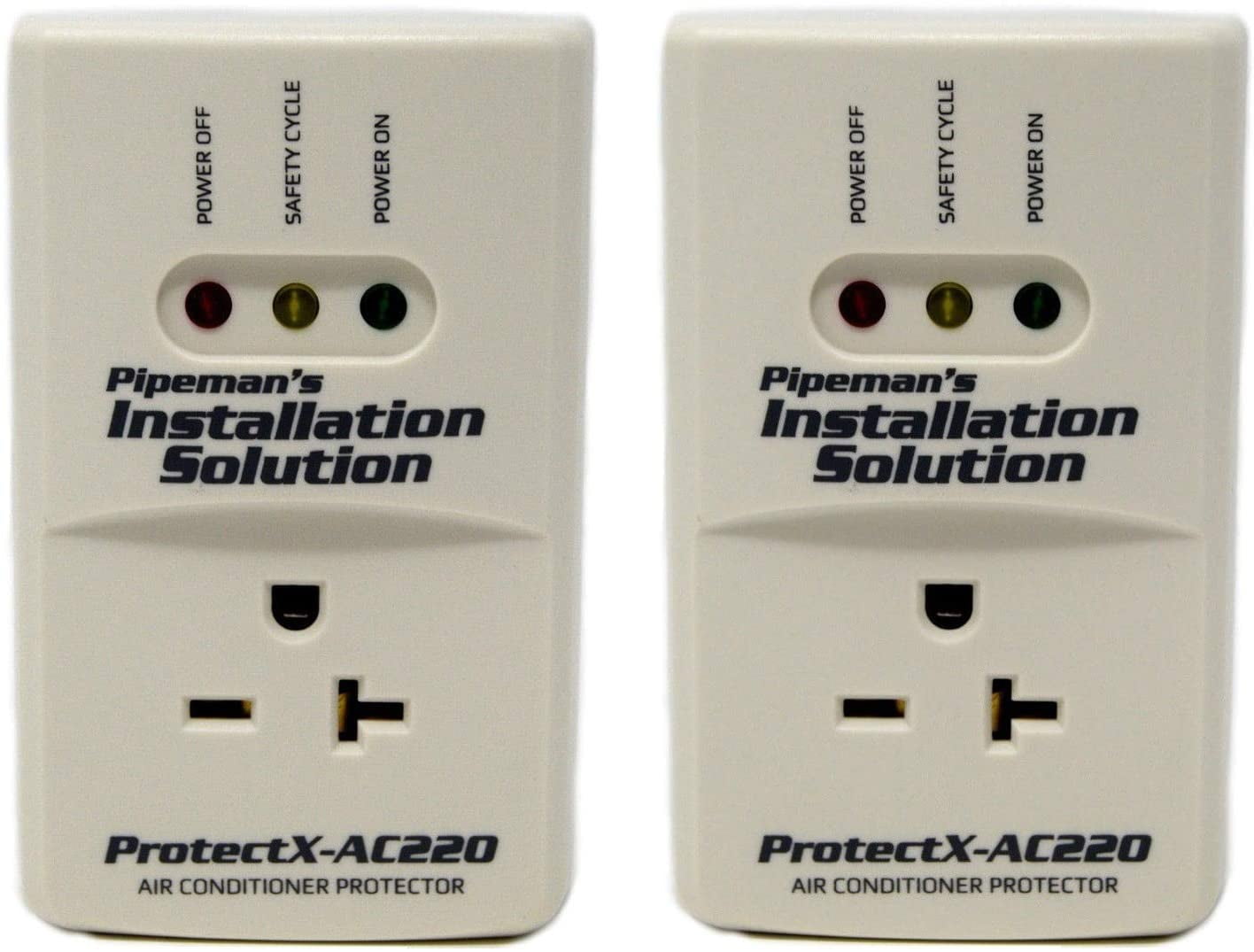 2 Pack Pipeman's Installation Solution AC 220v Surge Brownout Voltage Protector 3600 Watts