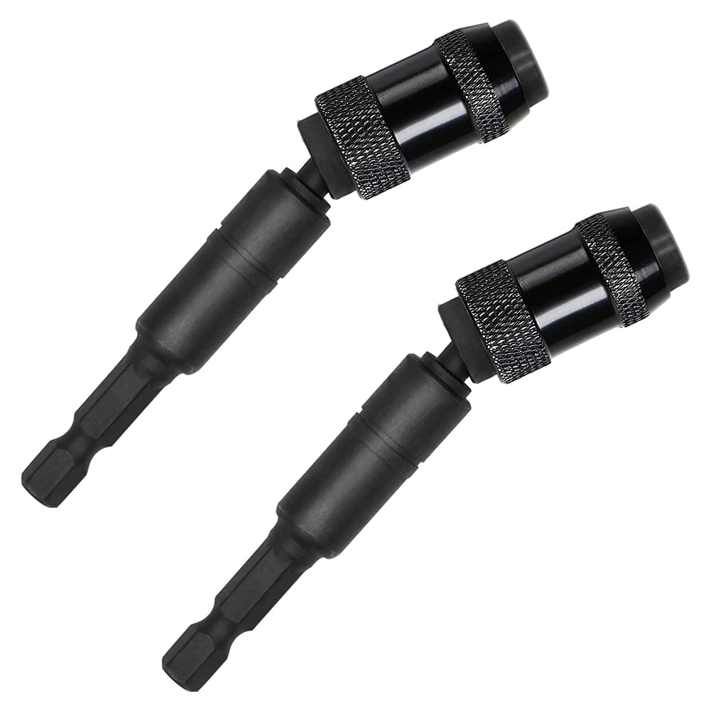 2 Pack Pivoting Bit Tip Holder, Screw Drill Tip 1/4inch Hex