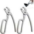 thumbnail image 1 of 2 Pack Pizza Pan Gripper Heavy Duty Cast Aluminum Pan Tongs for Deep Pizza Pans Microwave Oven Air Fryer, 1 of 8