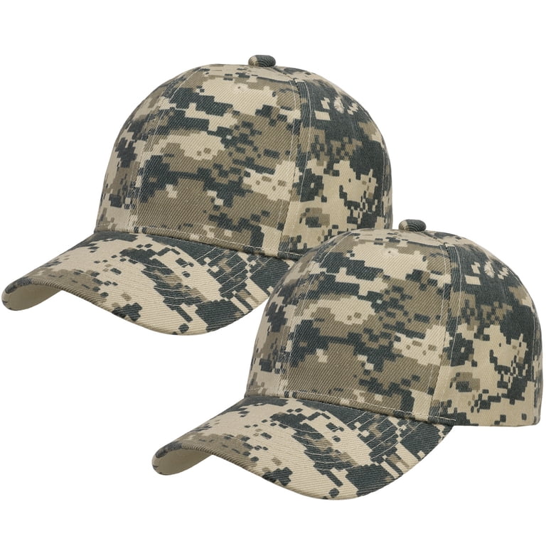 2-Pack Plain Baseball Cap for Men & Women Adjustable Size  display picture 1