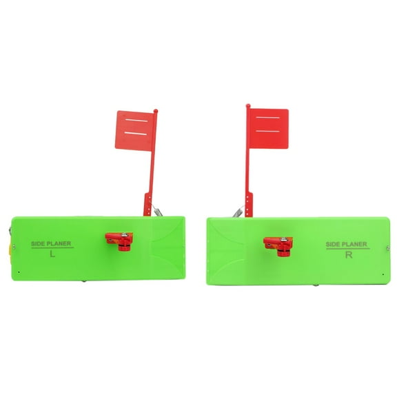 2 Pack Planer Boards for Trolling Fishing - 8"x3" Offshore Crappie Planer Board Kits with Quick-Release Clips & High-Vis Flag - Ideal for Inshore/Offshore Trolling, Walleye & Salmon Fishing