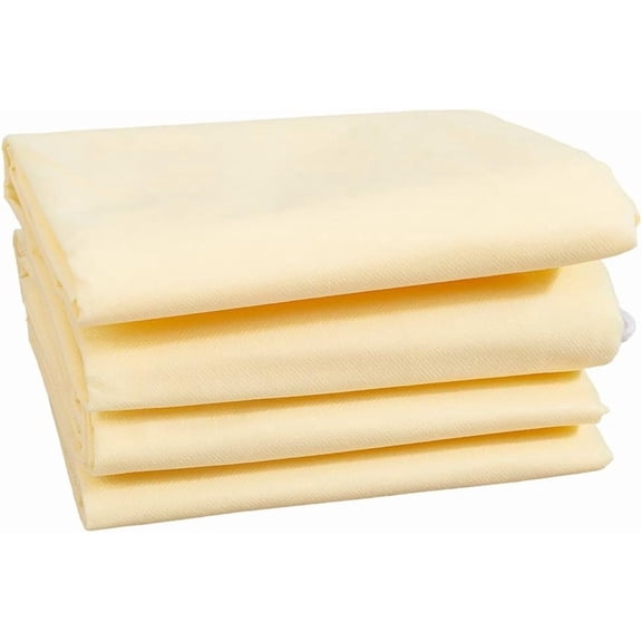 2 Pack Plant Freeze Covers Frost Cloth Tree Freeze Protection 38.7 x 31.5in Drawstring Yellow Winter Cold Weather Blankets Non Woven Netting Jacket Fabrics for Garden Fruit Trees Shrub Potted Yellow
