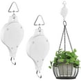 thumbnail image 1 of 2 Pack Plant Pulley Retractable Pulley Plant Hanger,Adjustable Plant Pulley Hanger,Adjustable Hanging Flower Basket Hook Hanger for Garden Hanging White, 1 of 5