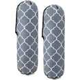 thumbnail image 1 of 2 Pack Plastic Bag Holder, Washable Grocery Bag Holder for Plastic Bags, Durable Plastic Bag Storage Dispenser with Hanging Loop, Wall Mount Trash Bag Dispenser for Home Kitchen Cabinet (Dark Grey), 1 of 6