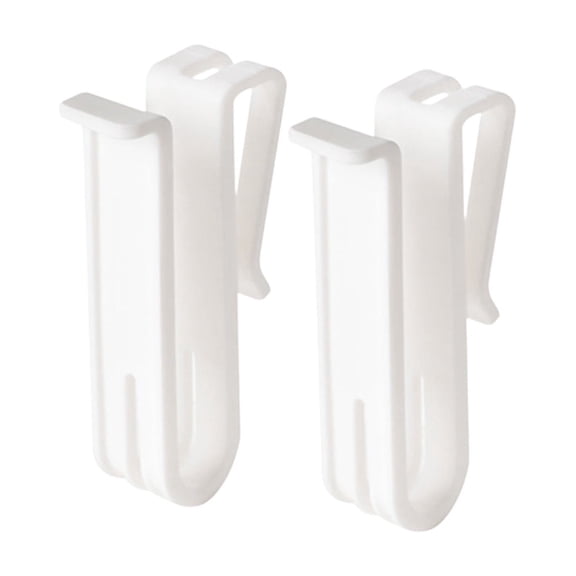2 Pack Plastic Cup Holders with Clips Hanging Storage Organizer for Spoons Brushes Cups