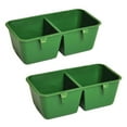 thumbnail image 1 of 2-Pack Plastic Hanging Bird Cage Cups， Durable Feed & Water Dish with Hook for Parrot, Parakeet, Canary, Finch, Pigeon, Poultry and Small Animal Cages, 1 of 6