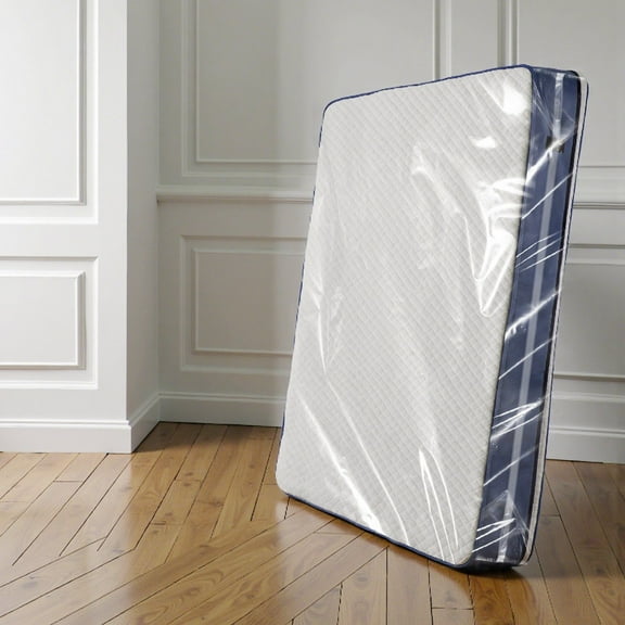 2 Pack Plastic Mattress Cover Queen Size 2 Mil Thick Bed Bag for Moving and Storage