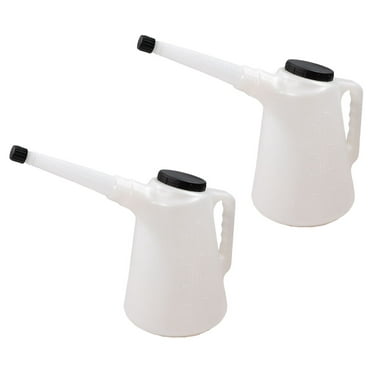 Steelman 6-Quart Oil Dispensing Jug - Flexible Spout Measuring Container