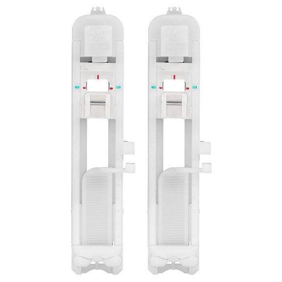 2-Pack Plastic Sliding Buttonhole Presser Feet Compatible with Domestic Sewing Machines 2pcs Machine Parts MultiFunction Home Stitch
