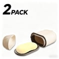 thumbnail image 1 of 2 Pack Plastic Soap Holder, Soap Dish, Soap Box, Portable Leakproof Travel Bar Soap Container with Lid,Gray, 1 of 7