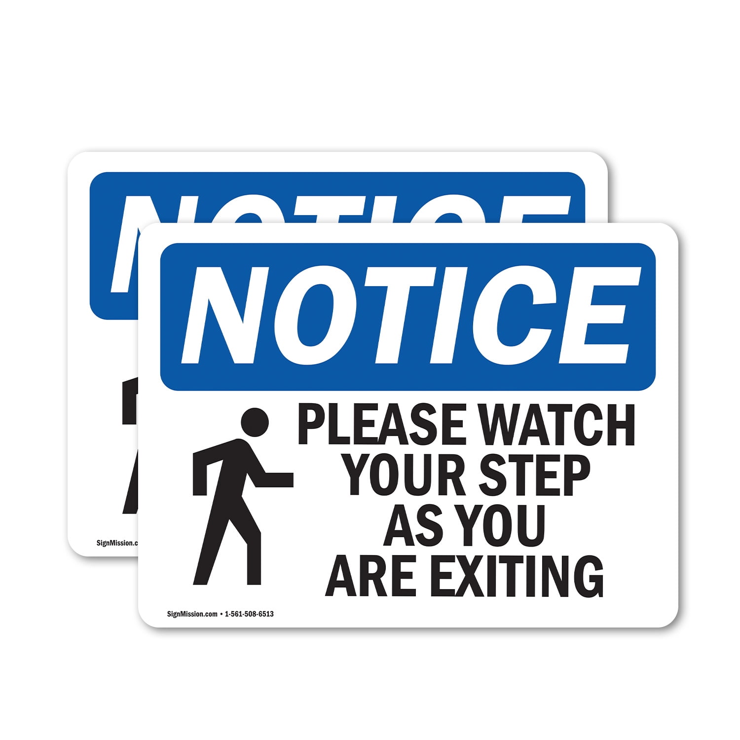 (2 Pack) Please Watch Your Step As You Sign - Walmart.com