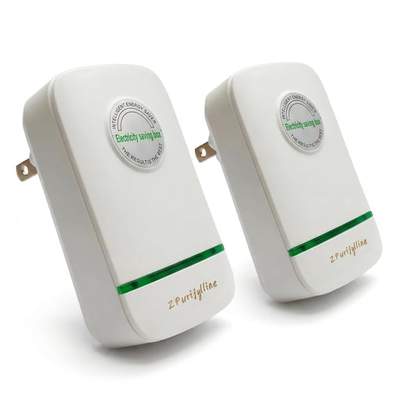 2 Pack Plug-In Surge Protection Power Stabilizer Device, Flame Retardant ABS Overload Protection Plug Unit 90V-250V US Household Outlet Use