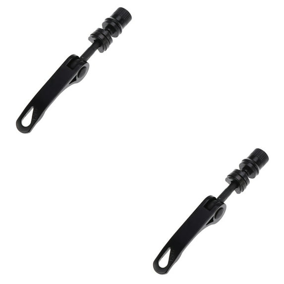 RENACLIPY Bike Skewer Set, Black, and Wear-Resistant with Smooth , 2 Pieces for Secure Bike Wheel Attachment
