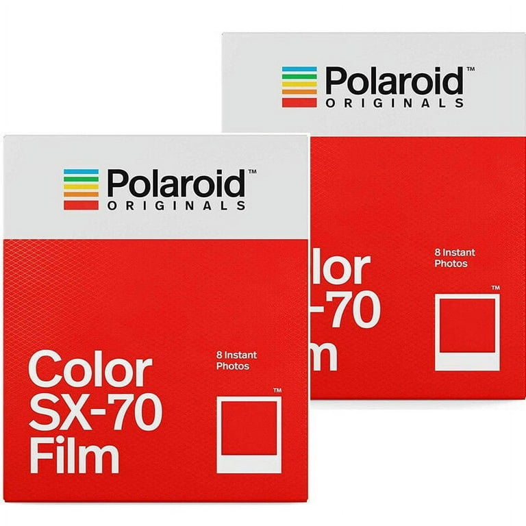 2 Pack Polaroid Originals 4676 Instant Color Film for Polaroid SX-70 Cameras