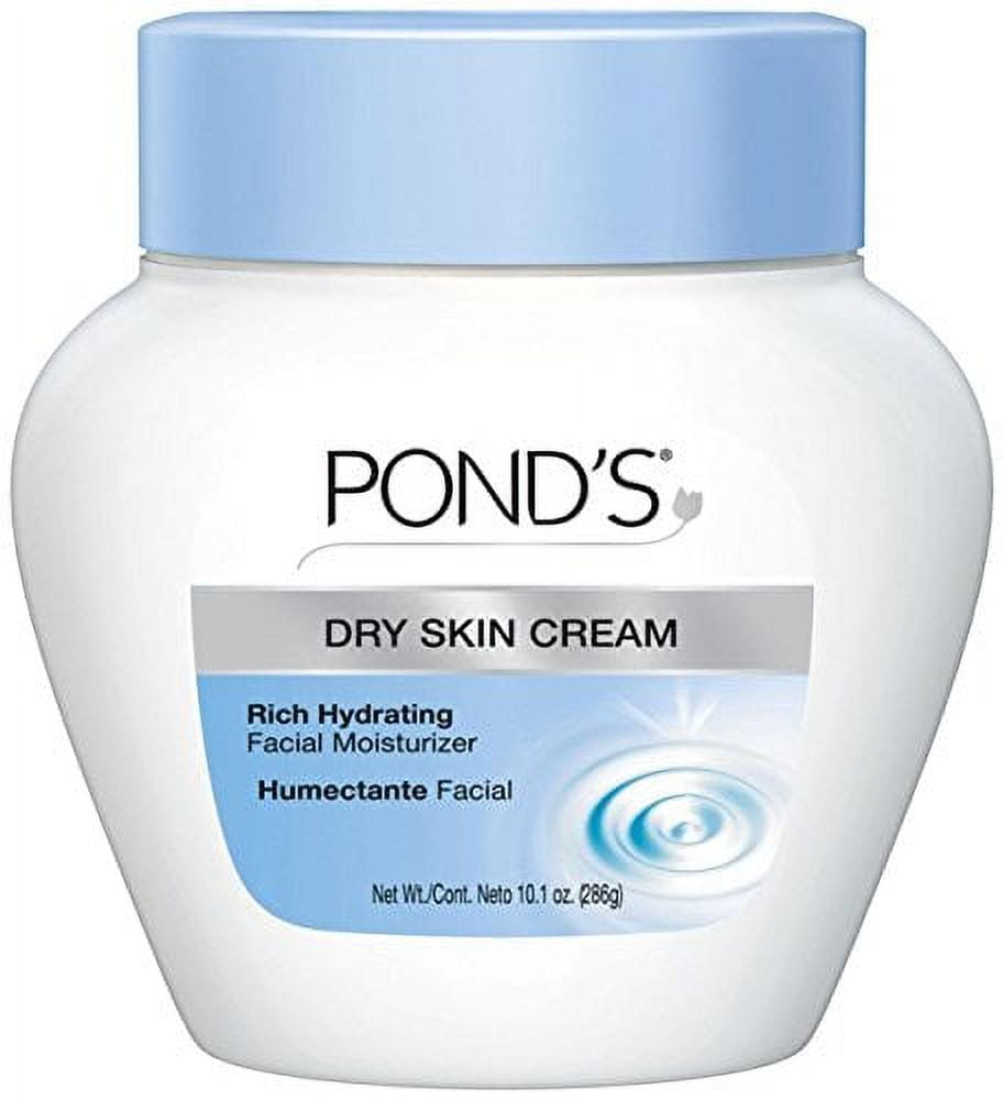 2 Pack Pond's Dry Skin Cream Facial Moisturizer 10.1 oz Each