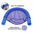 thumbnail image 1 of 2 Pack Pool Noodle Floating Mesh Chair for Floating Pool Noodle, Only Swimming Net Lounge Chair Seat, Great for Water Relaxation (Noodle Not Included), 1 of 6
